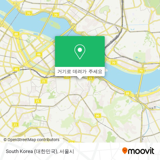 South Korea (대한민국) 지도