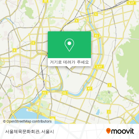 서울체육문화회관 지도