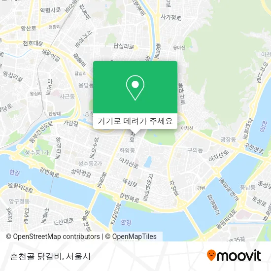 춘천골 닭갈비 지도