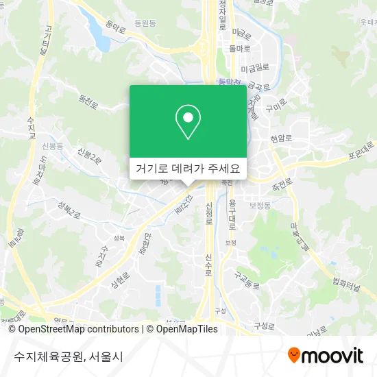 수지체육공원 지도