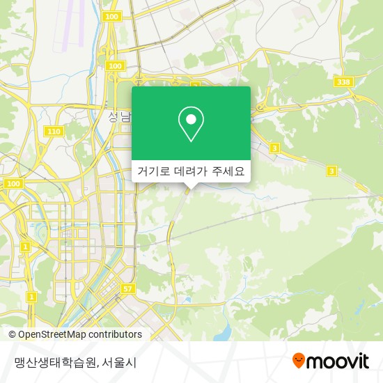 맹산생태학습원 지도