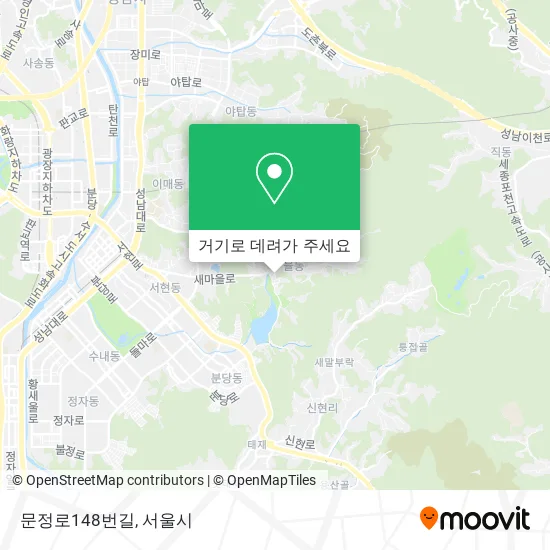 문정로148번길 지도