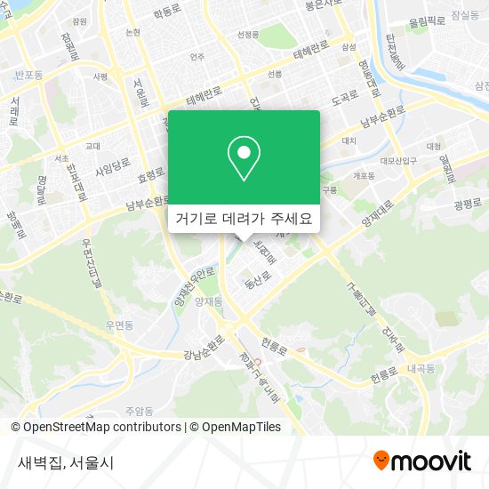 새벽집 지도
