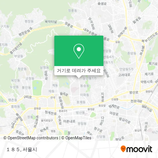 １８５ 지도
