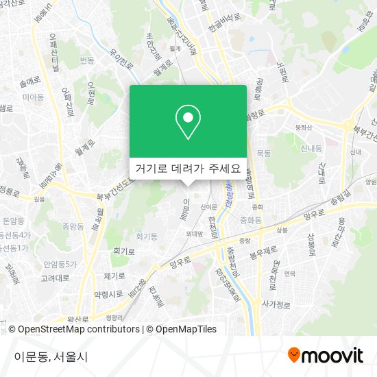 이문동 지도