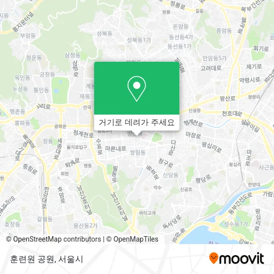 훈련원 공원 지도