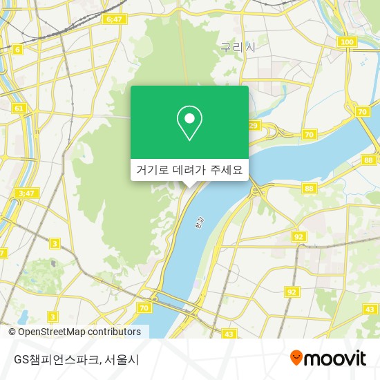 GS챔피언스파크 지도