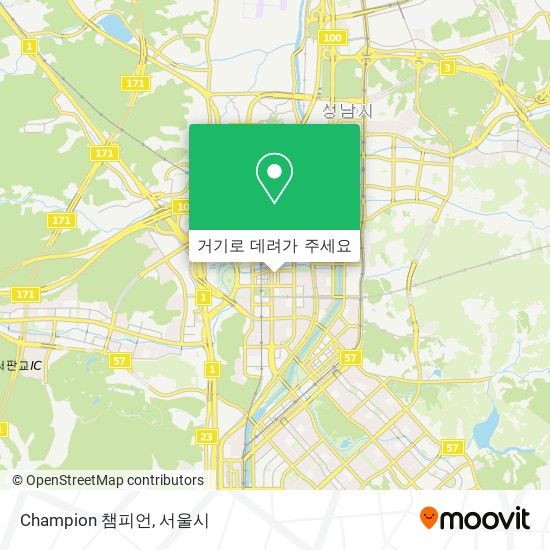 Champion 챔피언 지도