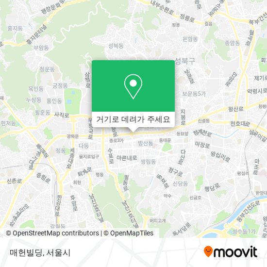 매헌빌딩 지도