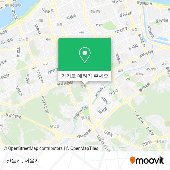 산들해 지도