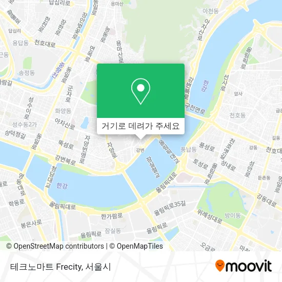 테크노마트 Frecity 지도