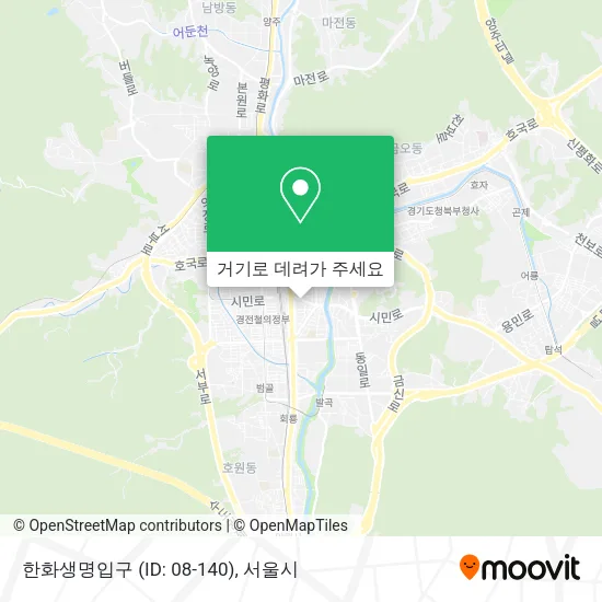 한화생명입구 (ID: 08-140) 지도