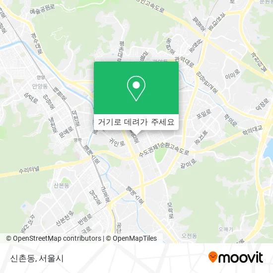신촌동 지도