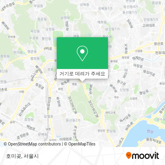 호미곶 지도