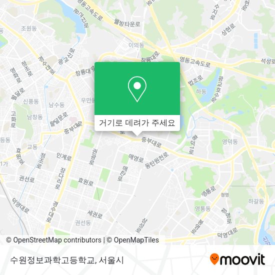 수원정보과학고등학교 지도