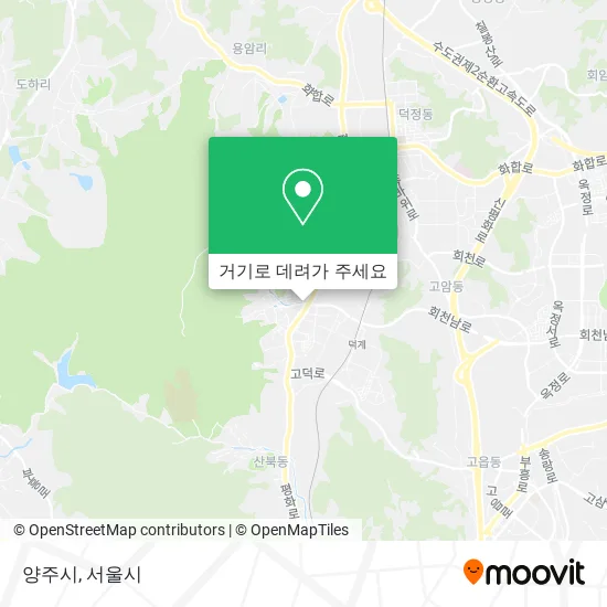 양주시 지도