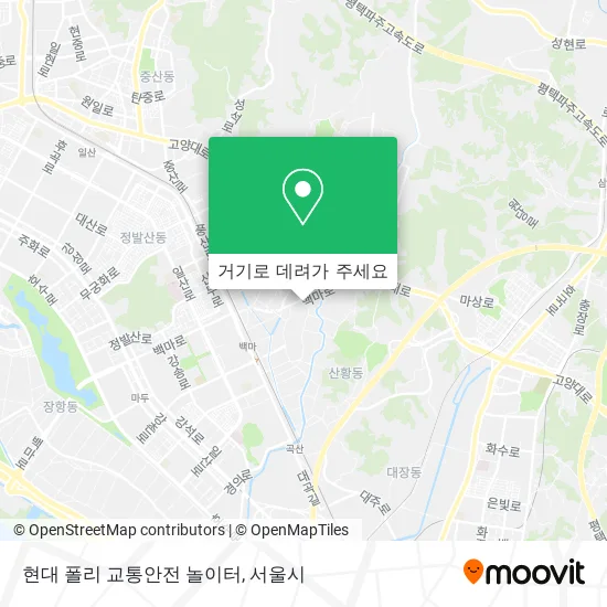 현대 폴리 교통안전 놀이터 지도
