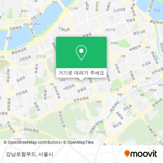강남로컬푸드 지도