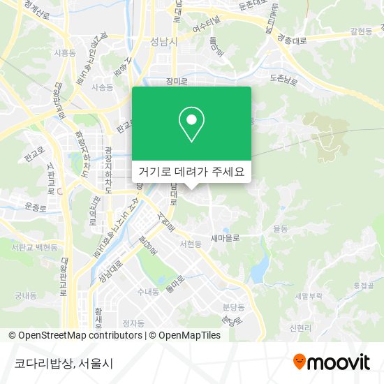 코다리밥상 지도