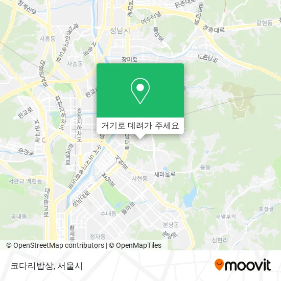 코다리밥상 지도
