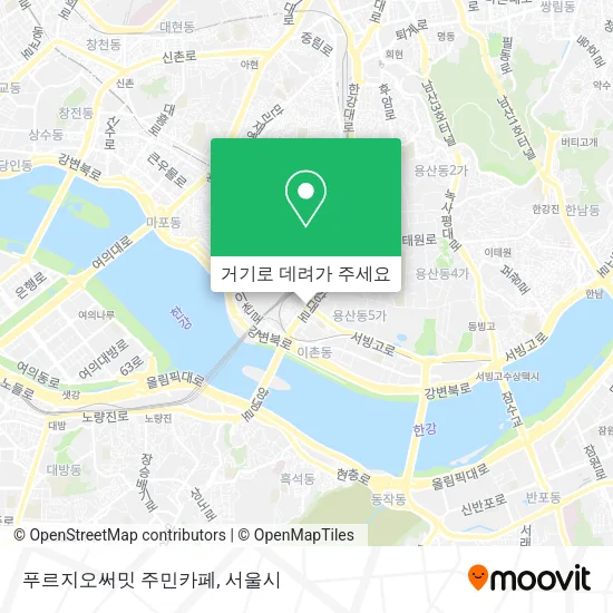 푸르지오써밋 주민카페 지도