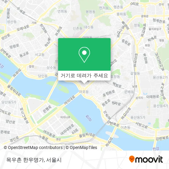 목우촌 한우명가 지도