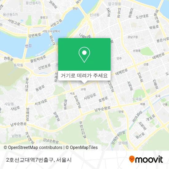 2호선교대역7번출구 지도
