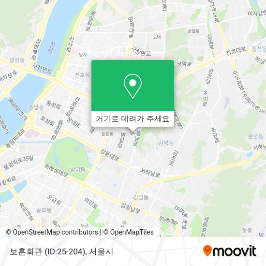 보훈회관 (ID:25-204) 지도