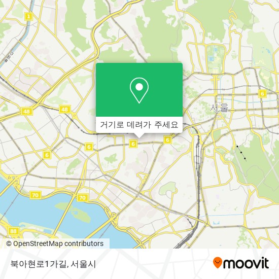 북아현로1가길 지도