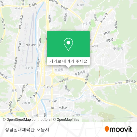 성남실내체육관 지도