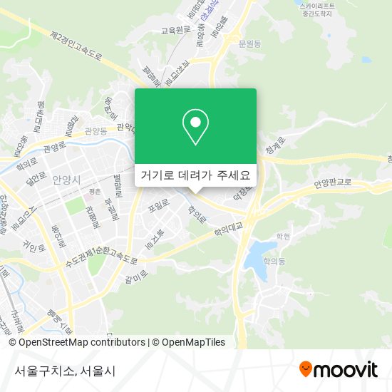 서울구치소 지도