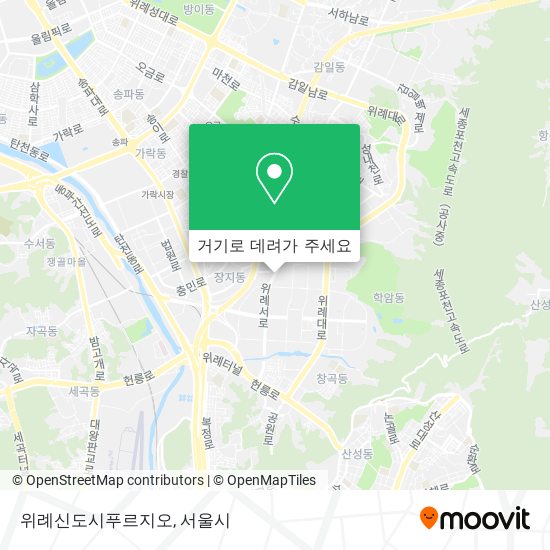 위례신도시푸르지오 지도
