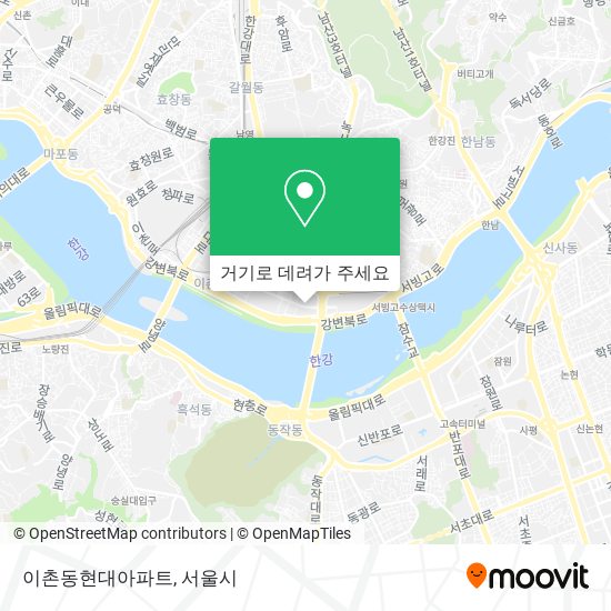 이촌동현대아파트 지도