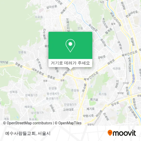 예수사람들교회 지도