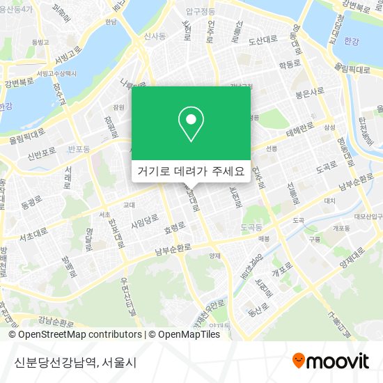 신분당선강남역 지도