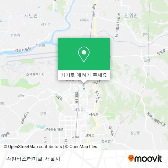 송탄버스터미널 지도