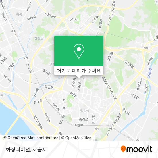 화정터미널 지도