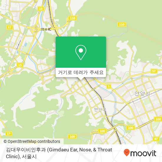 김대우이비인후과 (Gimdaeu Ear, Nose, & Throat Clinic) 지도