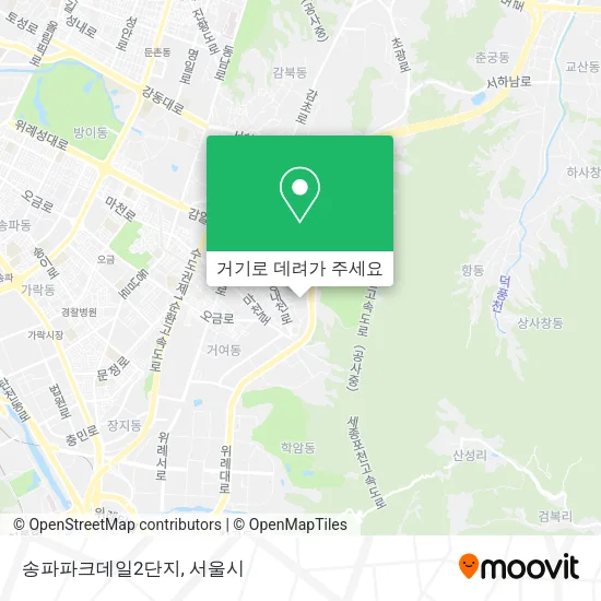 송파파크데일2단지 지도