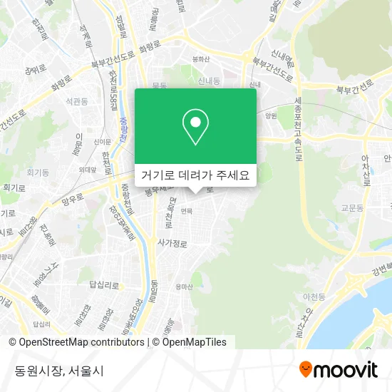 동원시장 지도