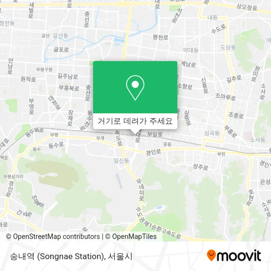 송내역 (Songnae Station) 지도