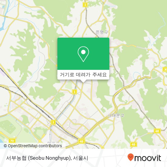 서부농협 (Seobu Nonghyup) 지도