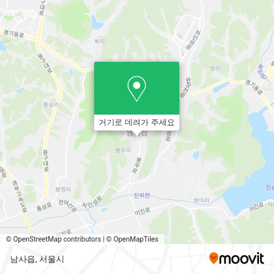 남사읍 지도