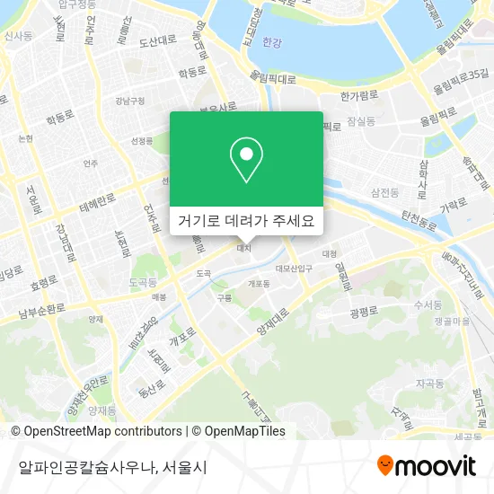 알파인공칼슘사우나 지도