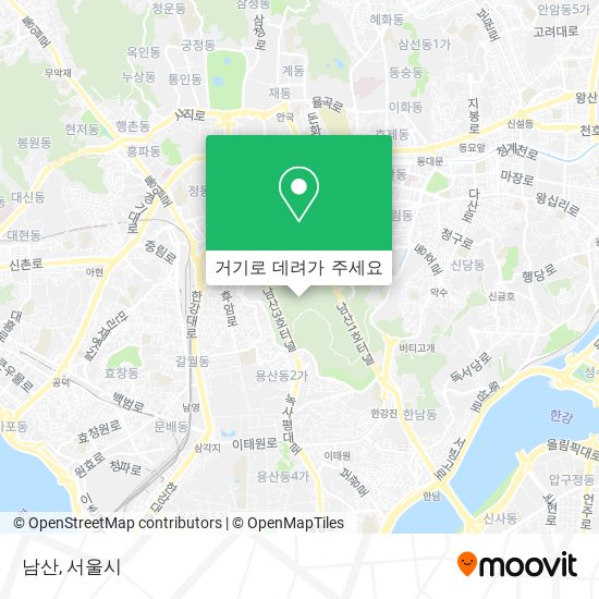 남산 지도