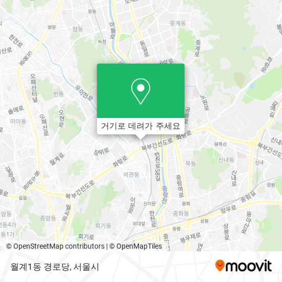 월계1동 경로당 지도