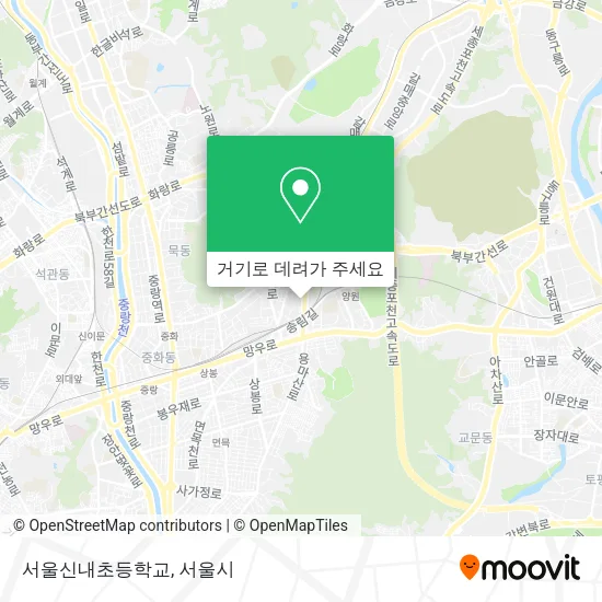 서울신내초등학교 지도