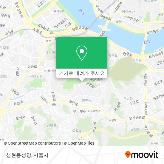 성현동성당 지도