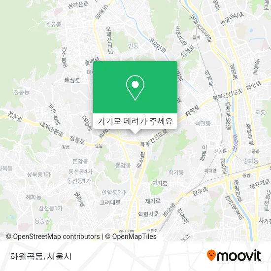 하월곡동 지도