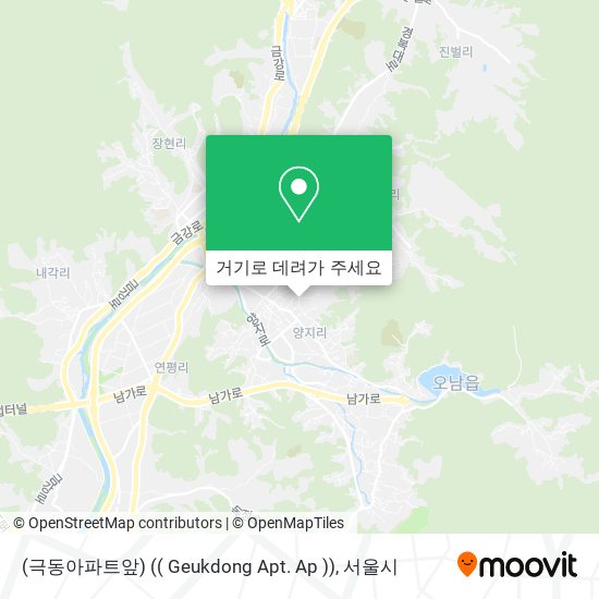 (극동아파트앞) (( Geukdong Apt. Ap )) 지도